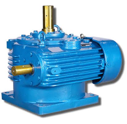 Vertical worm gearbox